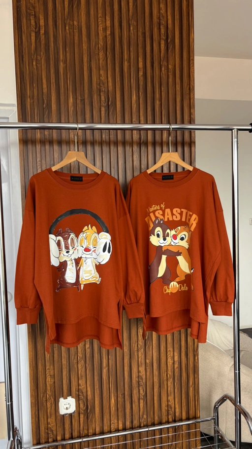 Image of Tshirt LS Chipmunk Terracota