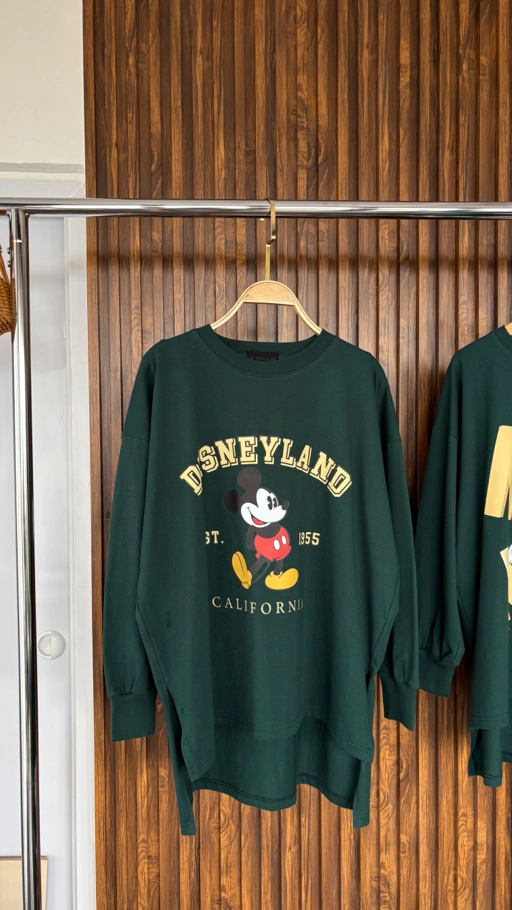 Image of Tshirt LS Emerald Mickey
