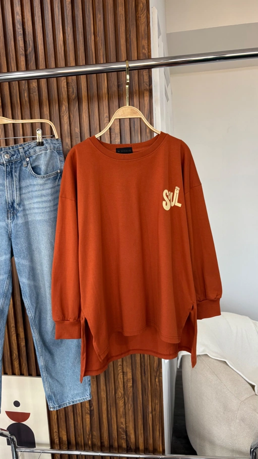Image of Tshirt LS Soul Terracotta
