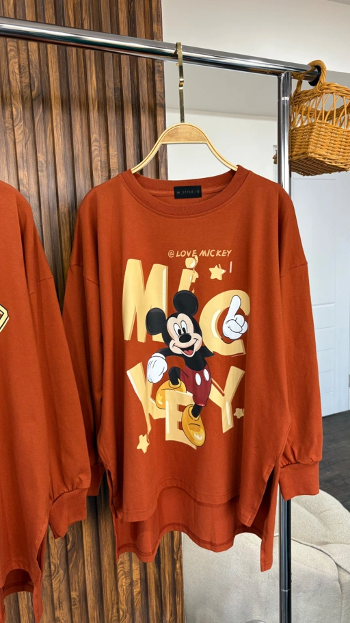 Image of Tshirt LS terracotta