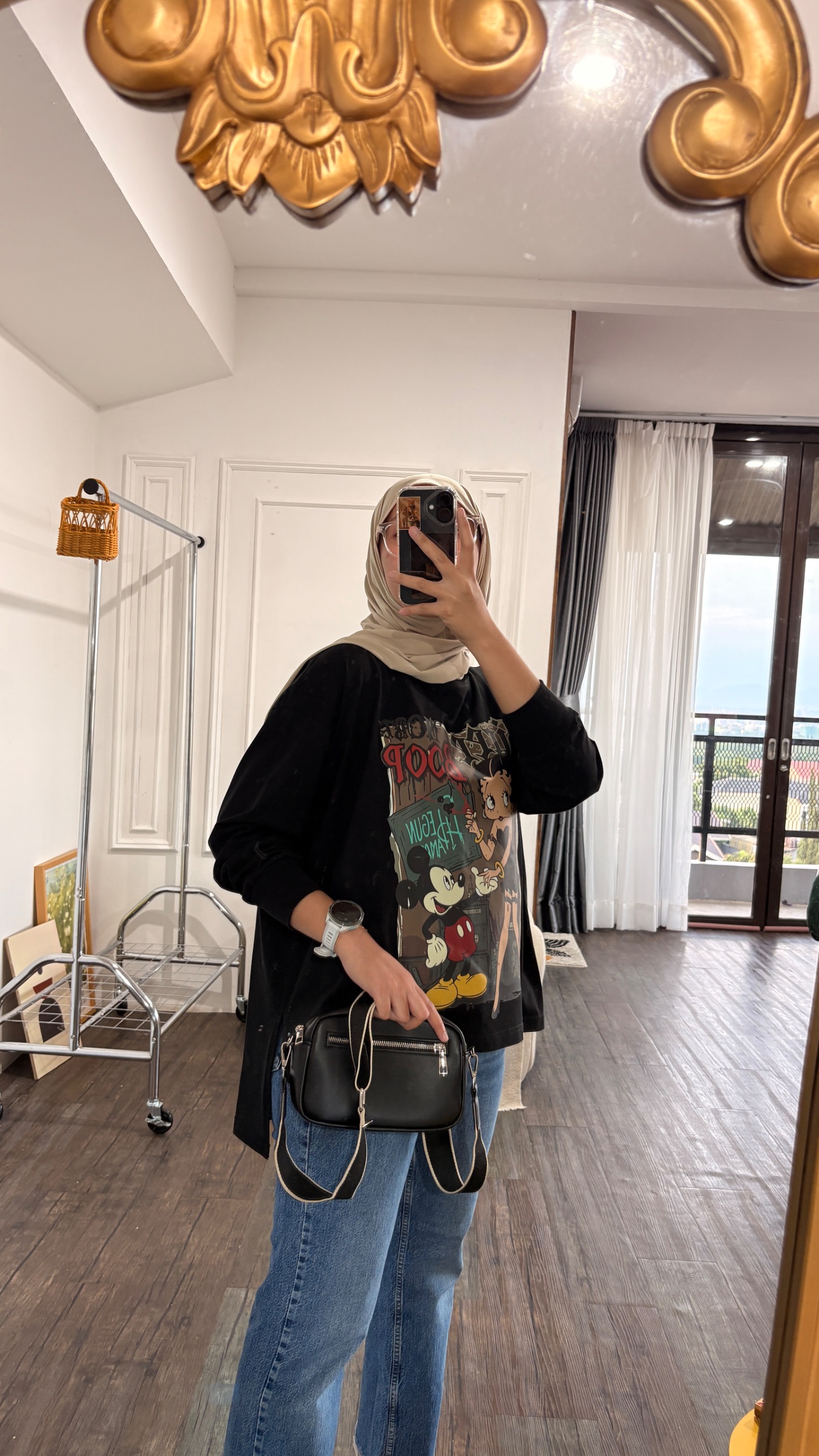 Tshirt LS New Black