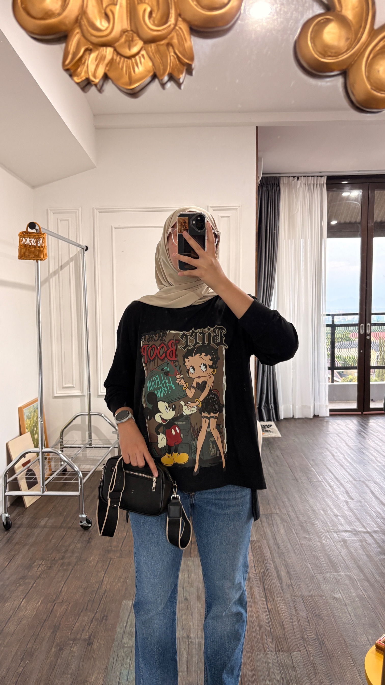 Tshirt LS New Black