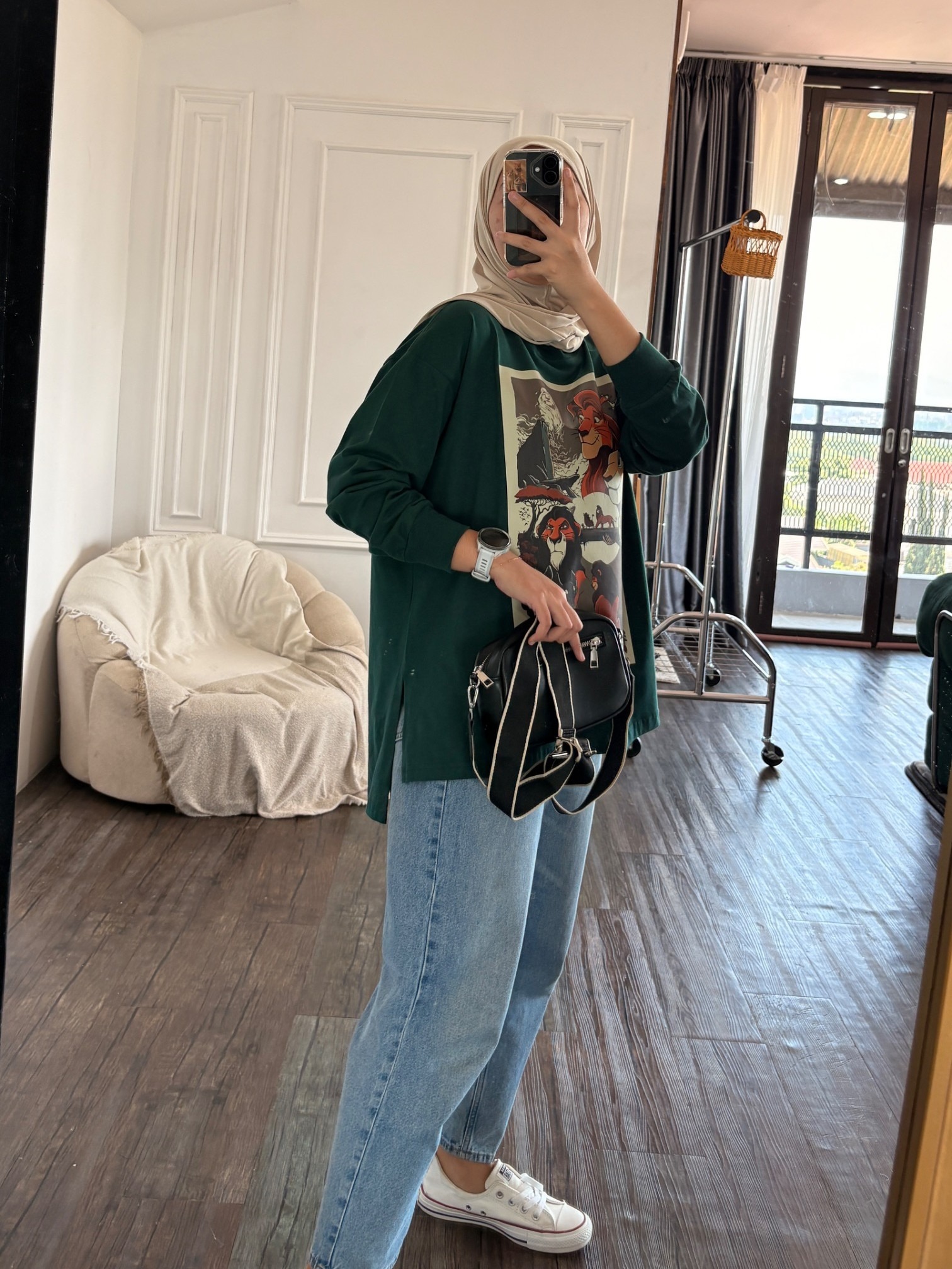 Tshirt LS Emerald