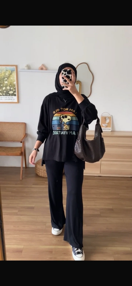 Image of Tshirt LS Snoopy Vintage