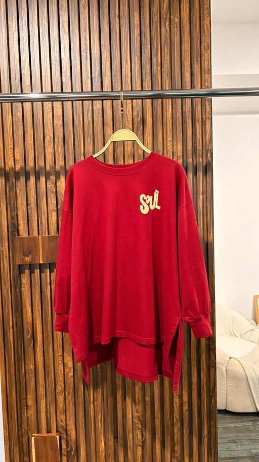 Image of Tshirt LS Soul Maroon