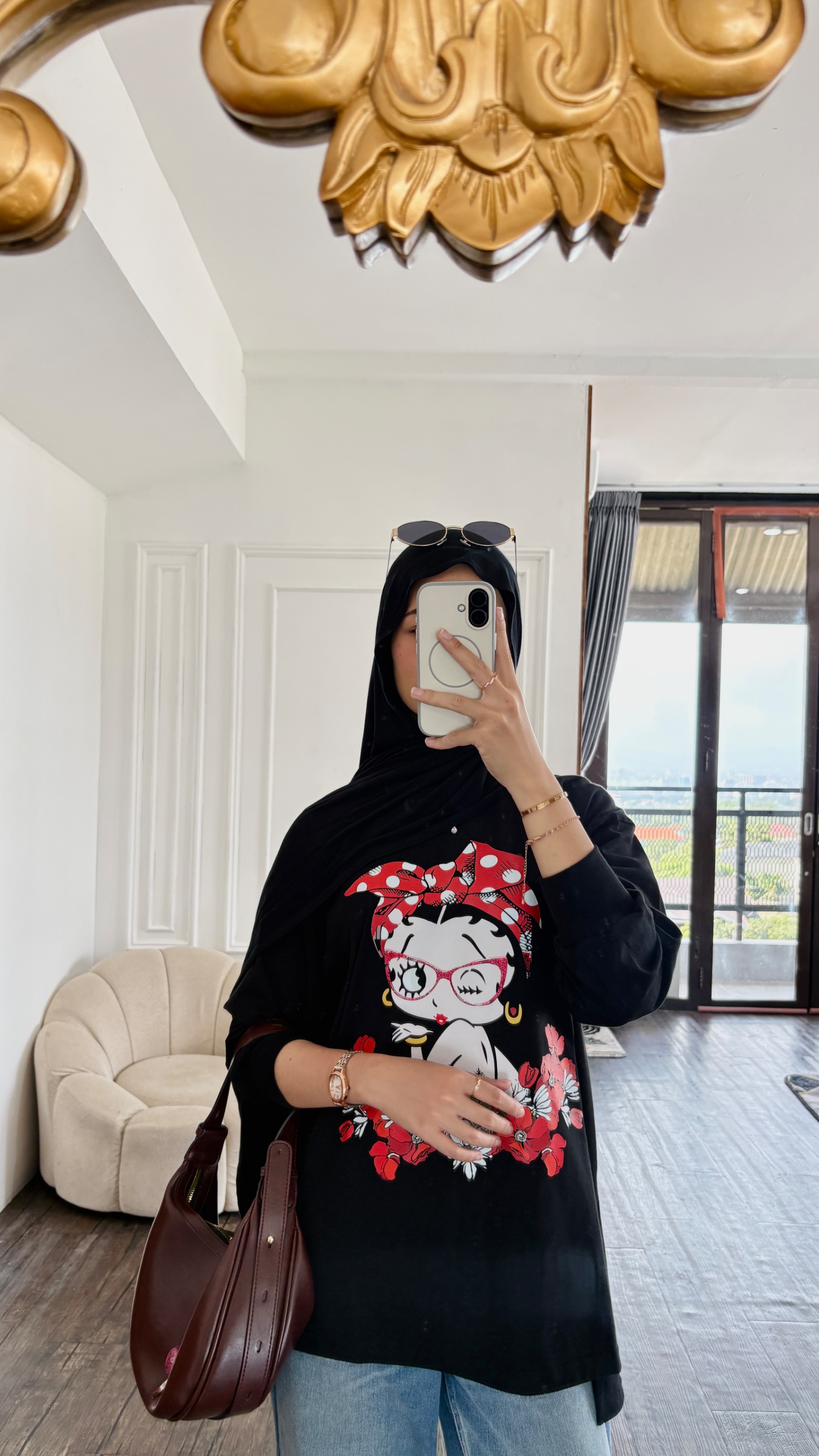 Tshirt LS Black New