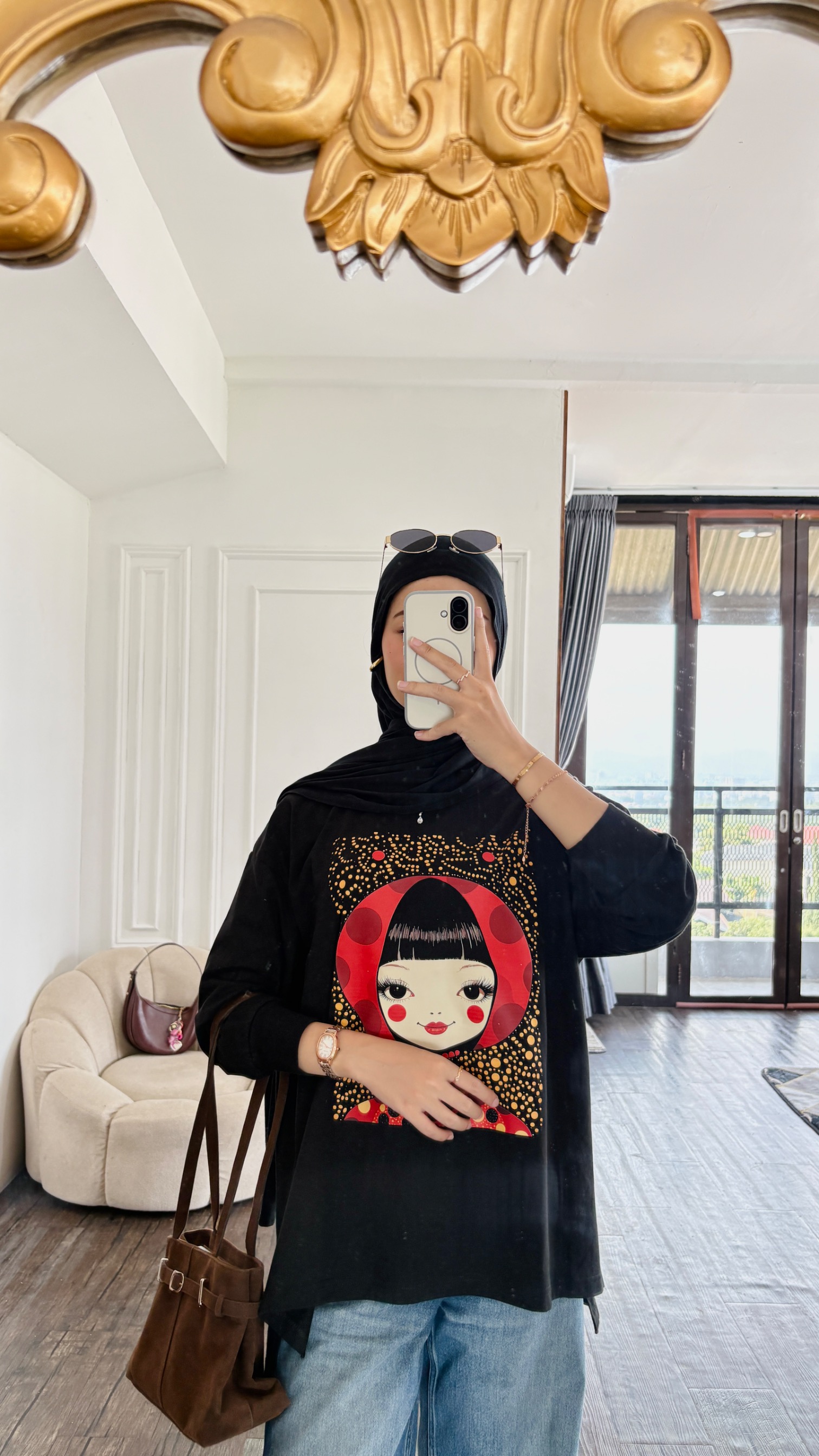 Tshirt LS Black New