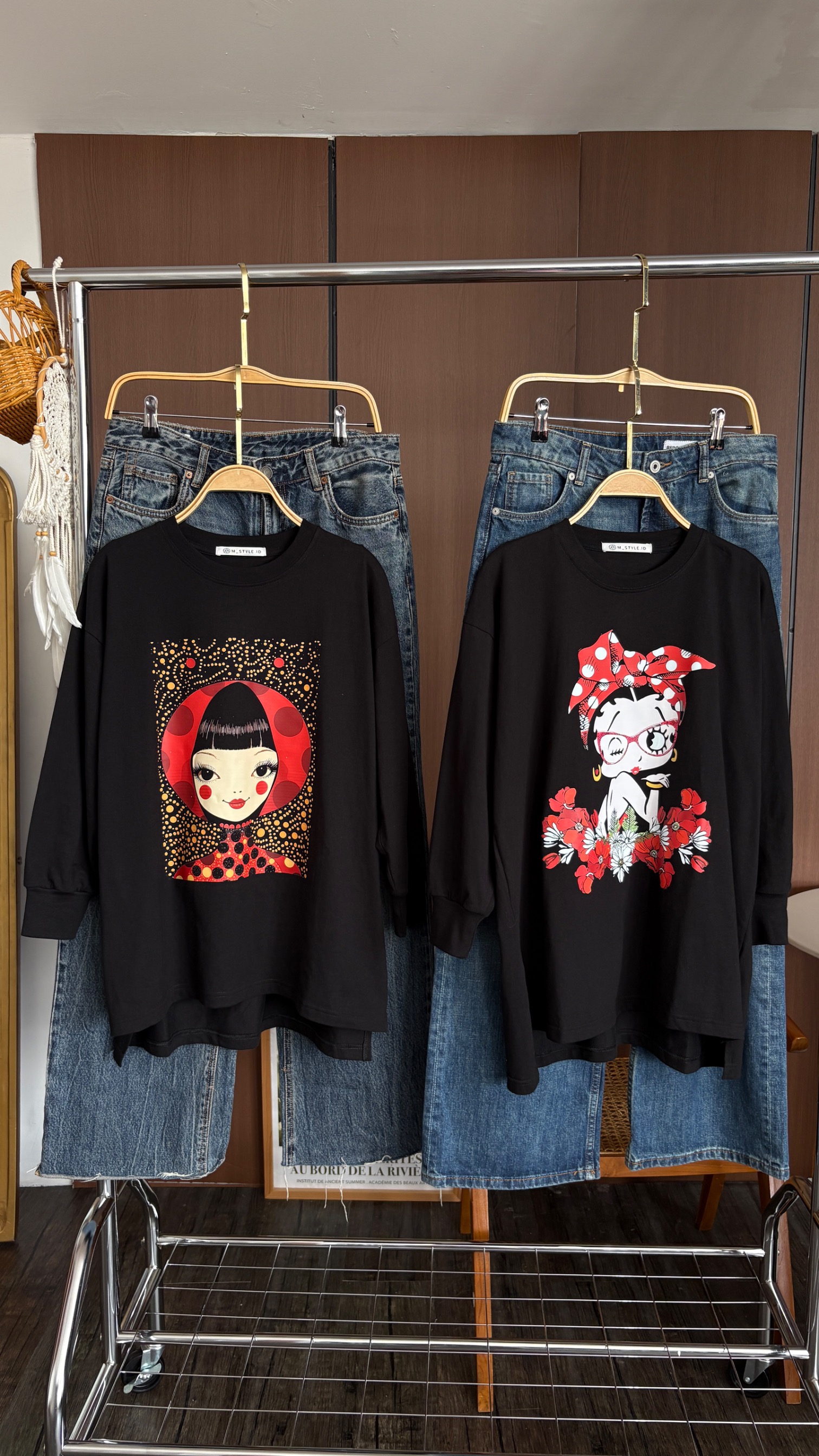 Tshirt LS Black New