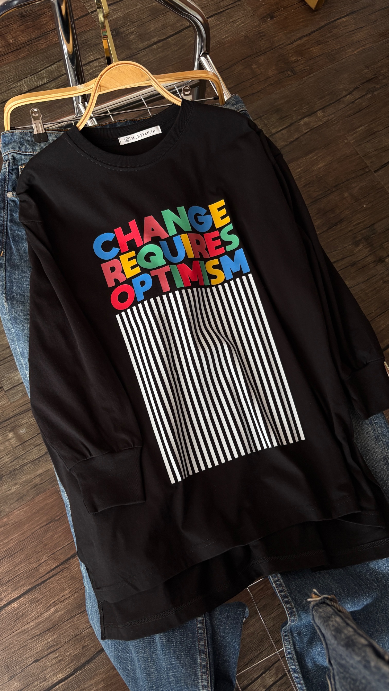 Tshirt LS Black New
