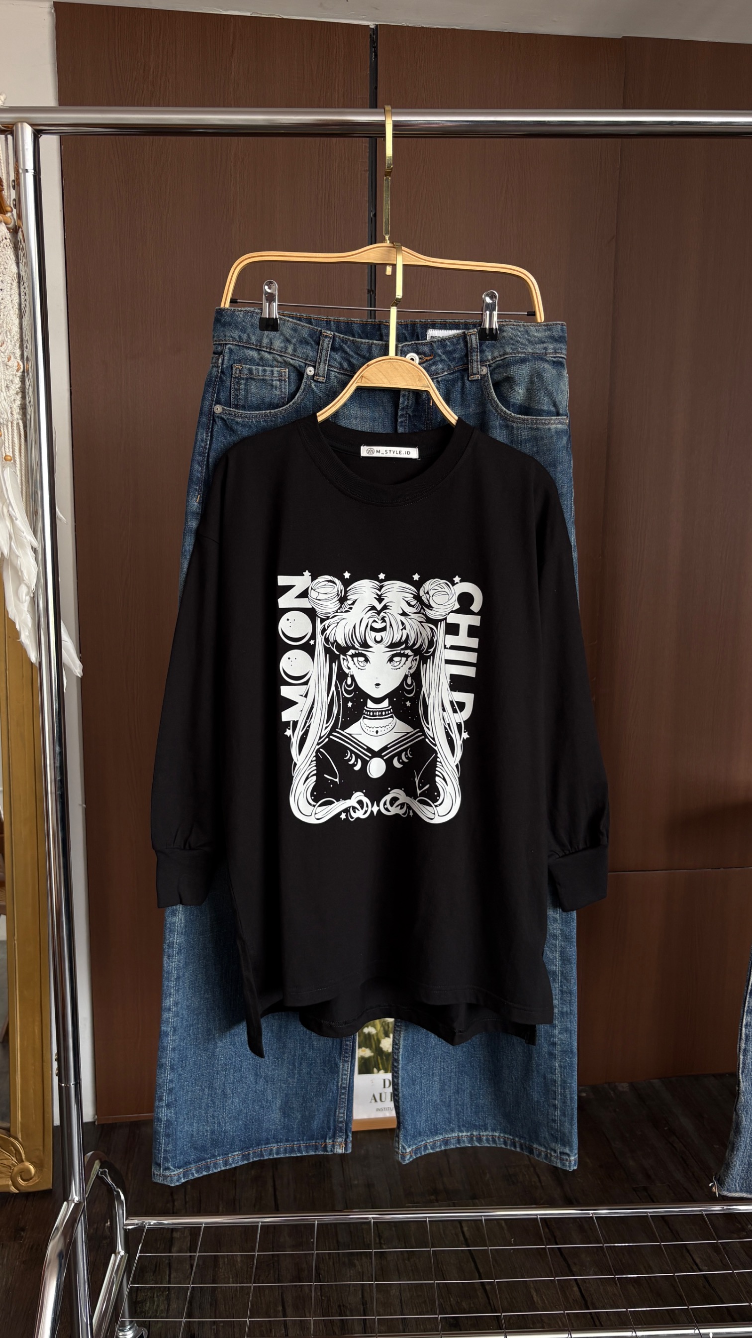 Tshirt LS Black New