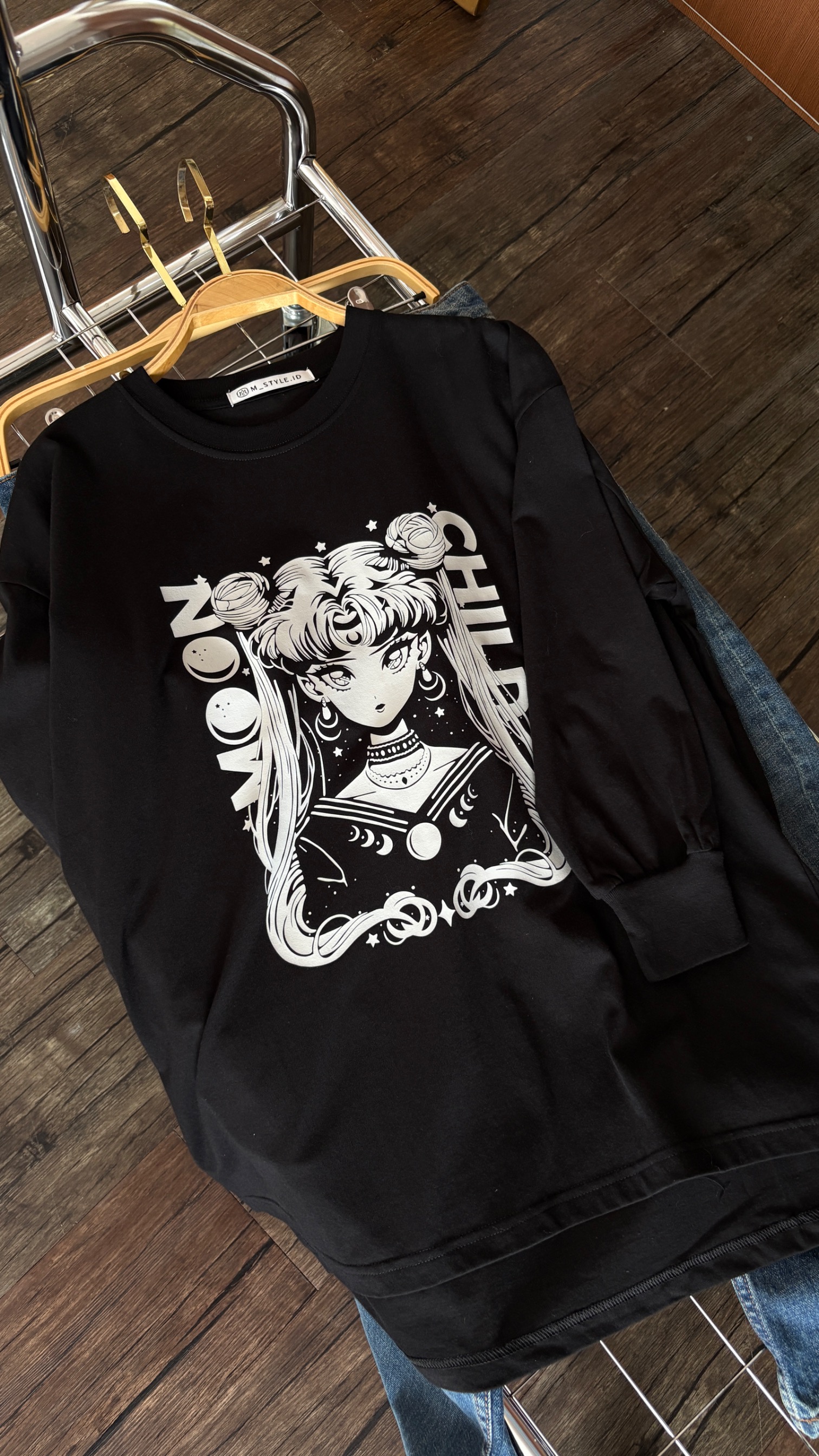 Tshirt LS Black New