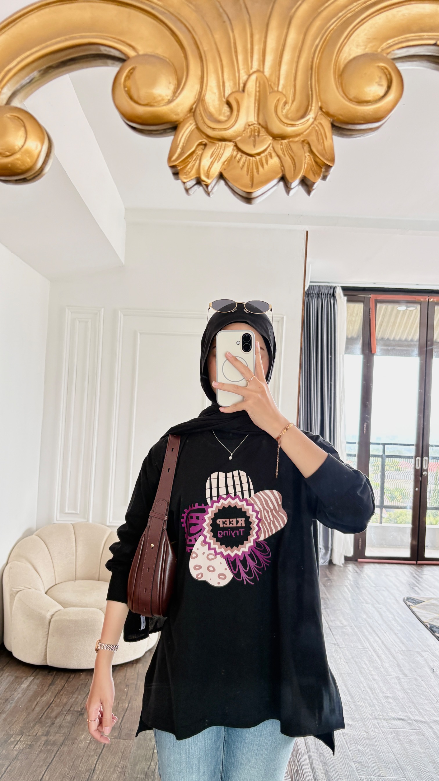 Tshirt LS Black New
