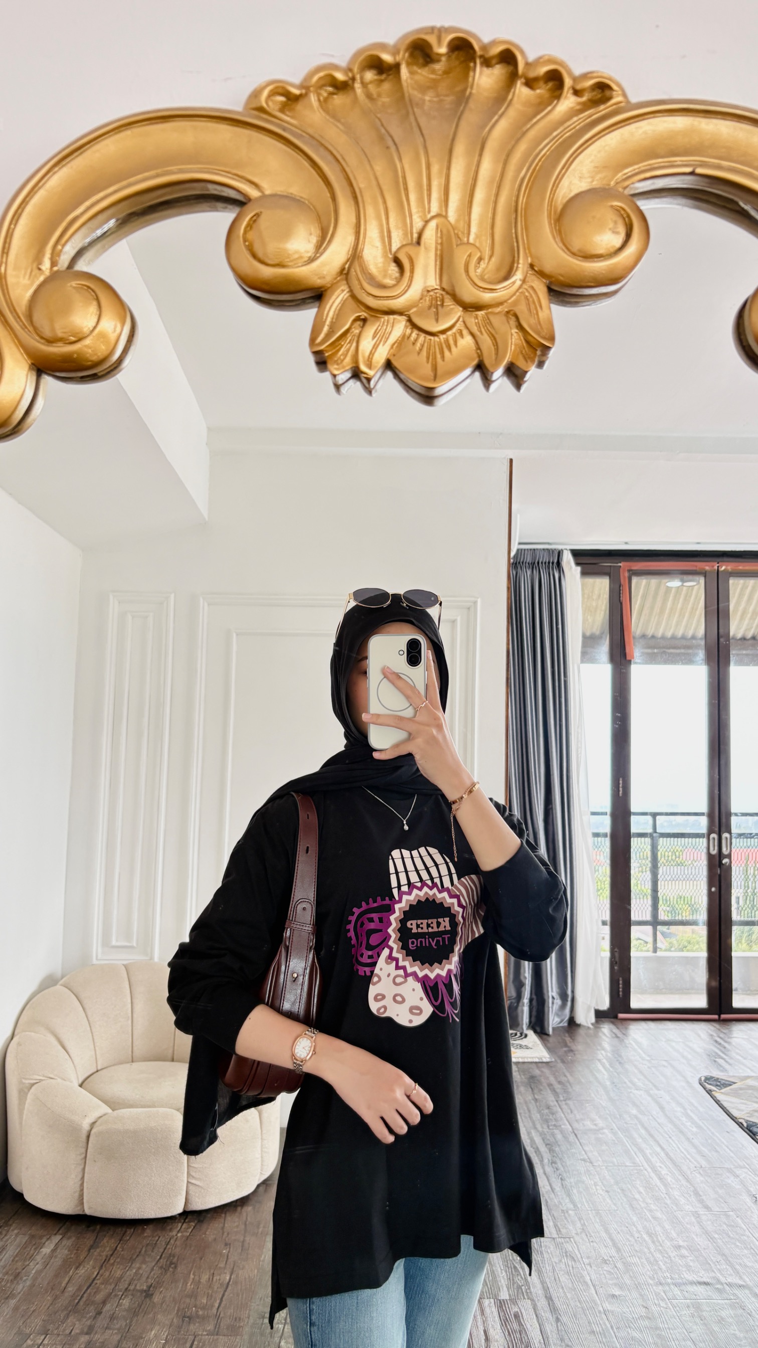 Tshirt LS Black New