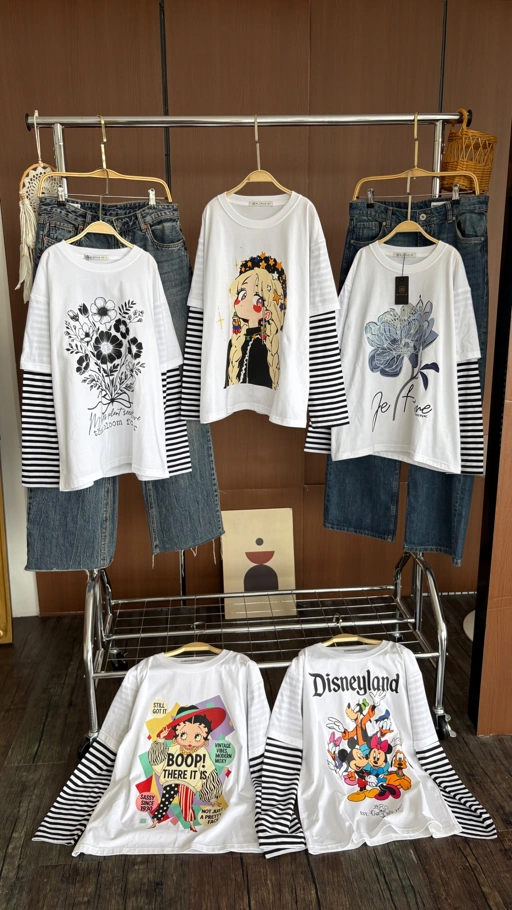 Image of Tshirt Striped White