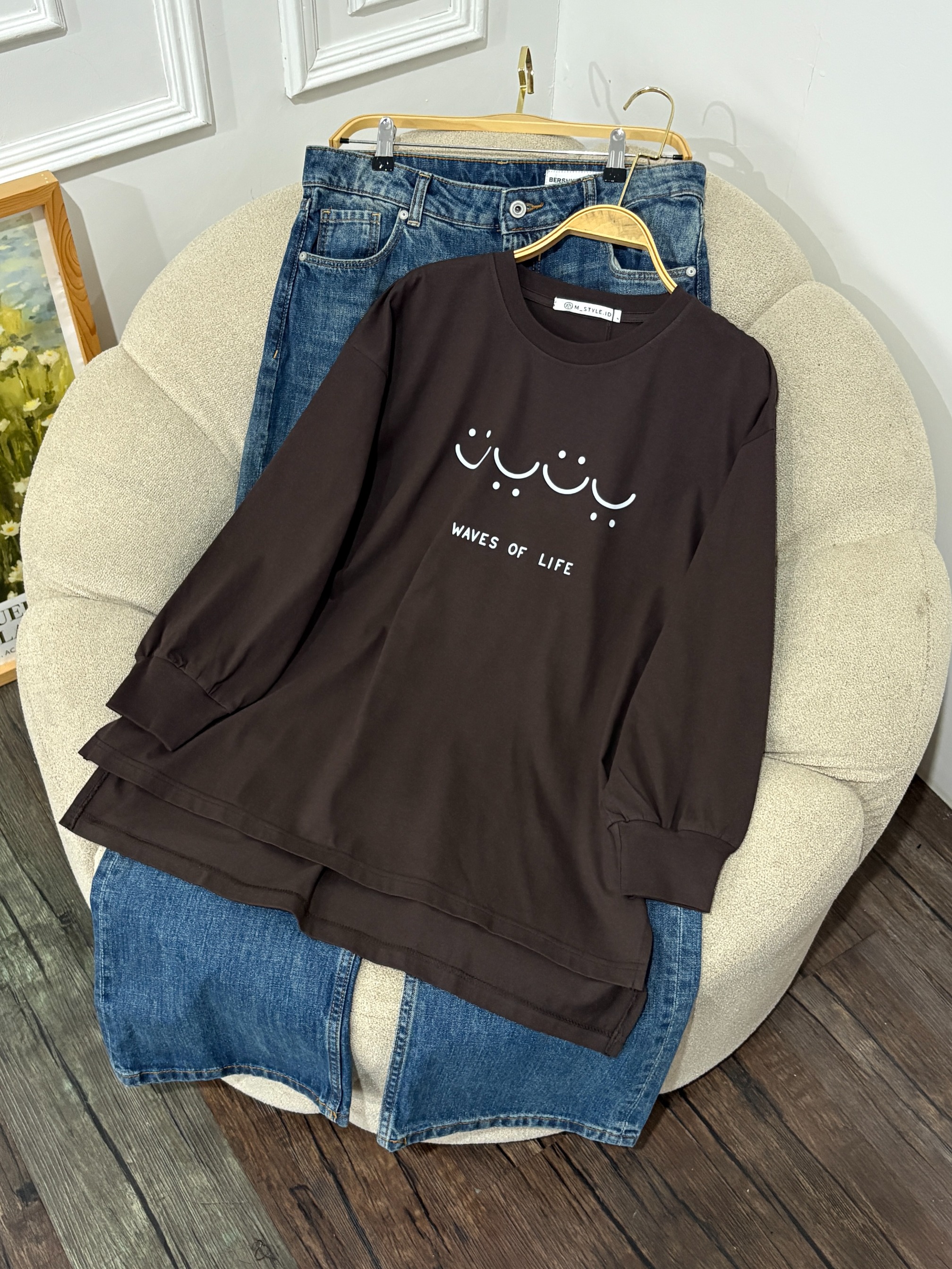 Tshirt LS Coffee