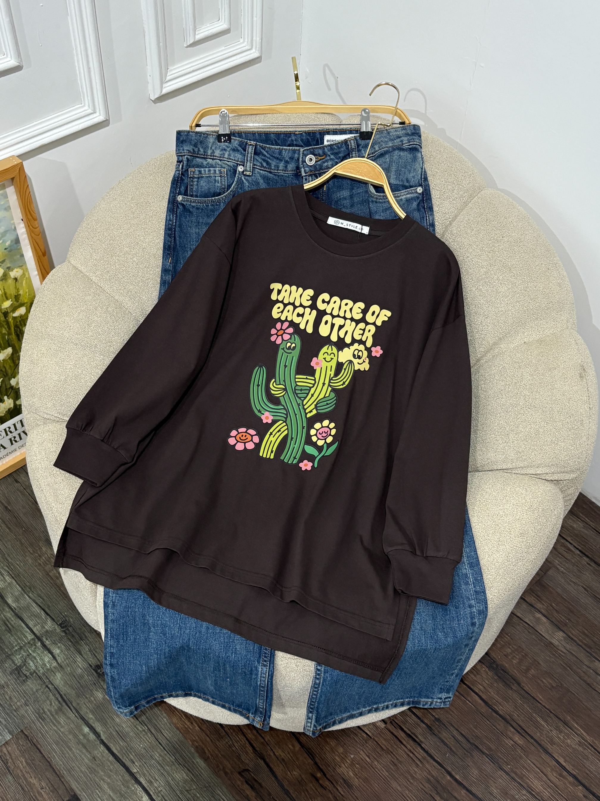 Tshirt LS Coffee