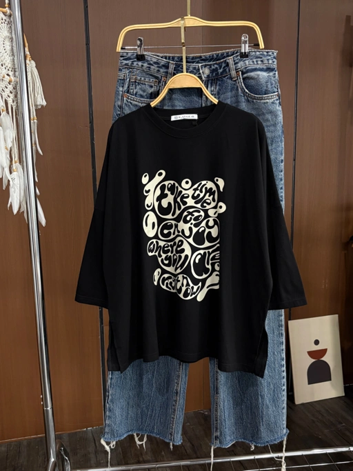 Image of Tshirt TB Black New (Klik Lihat Motif Lain)