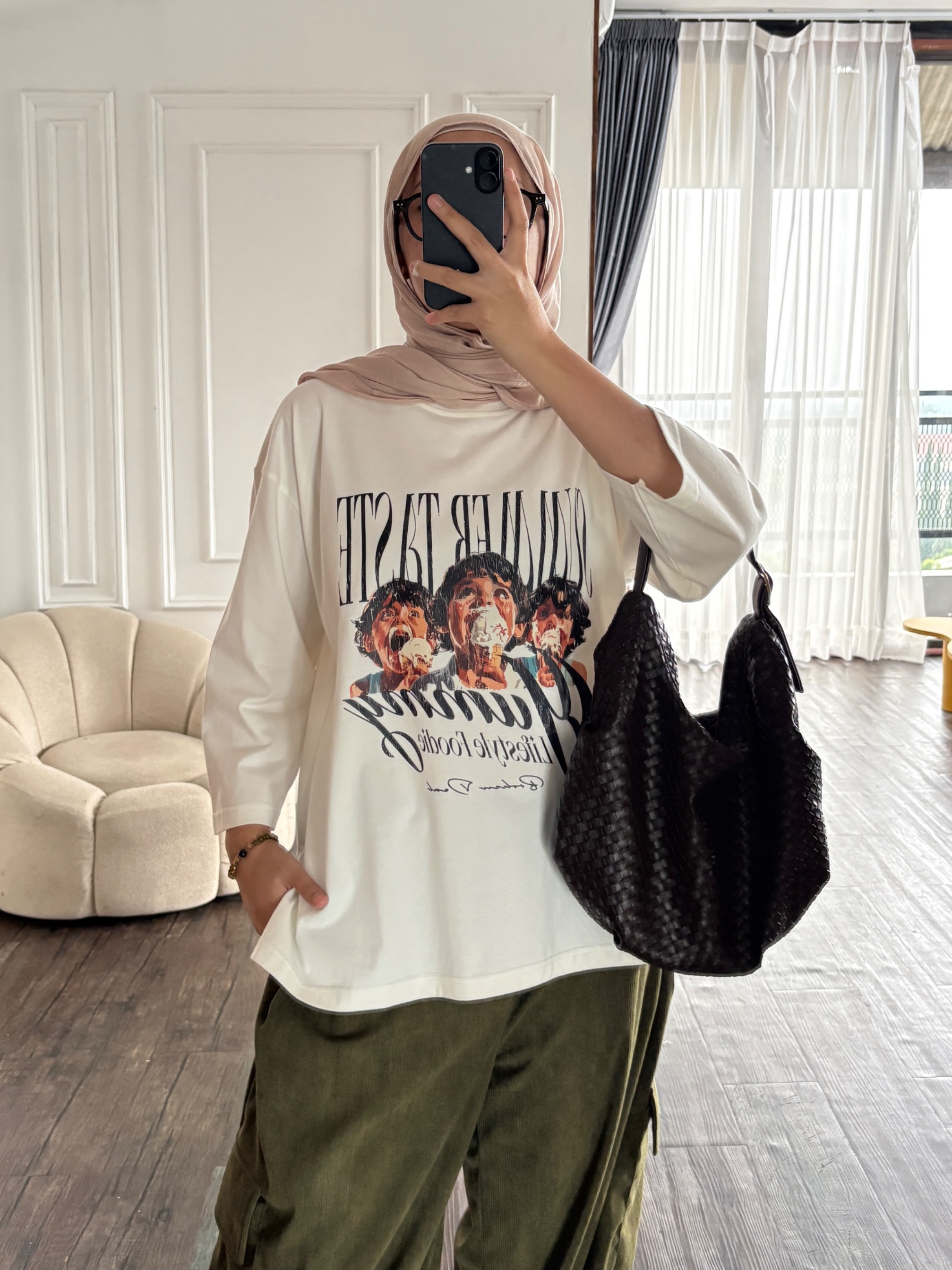 Tshirt Tee BW (Banyak Motif)