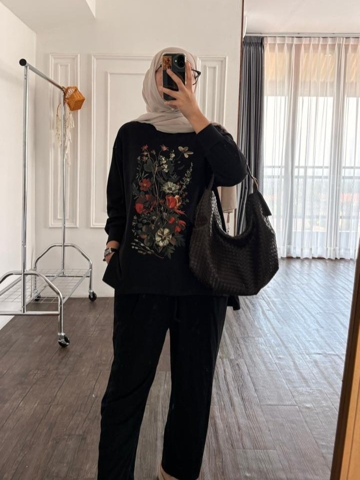 Tshirt LS Black