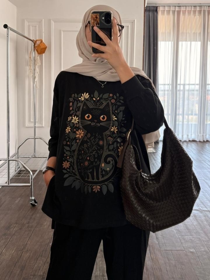 Tshirt LS Black