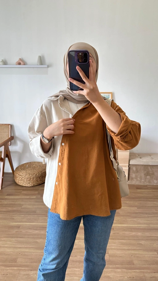 Image of Kemeja 2Tone Linen