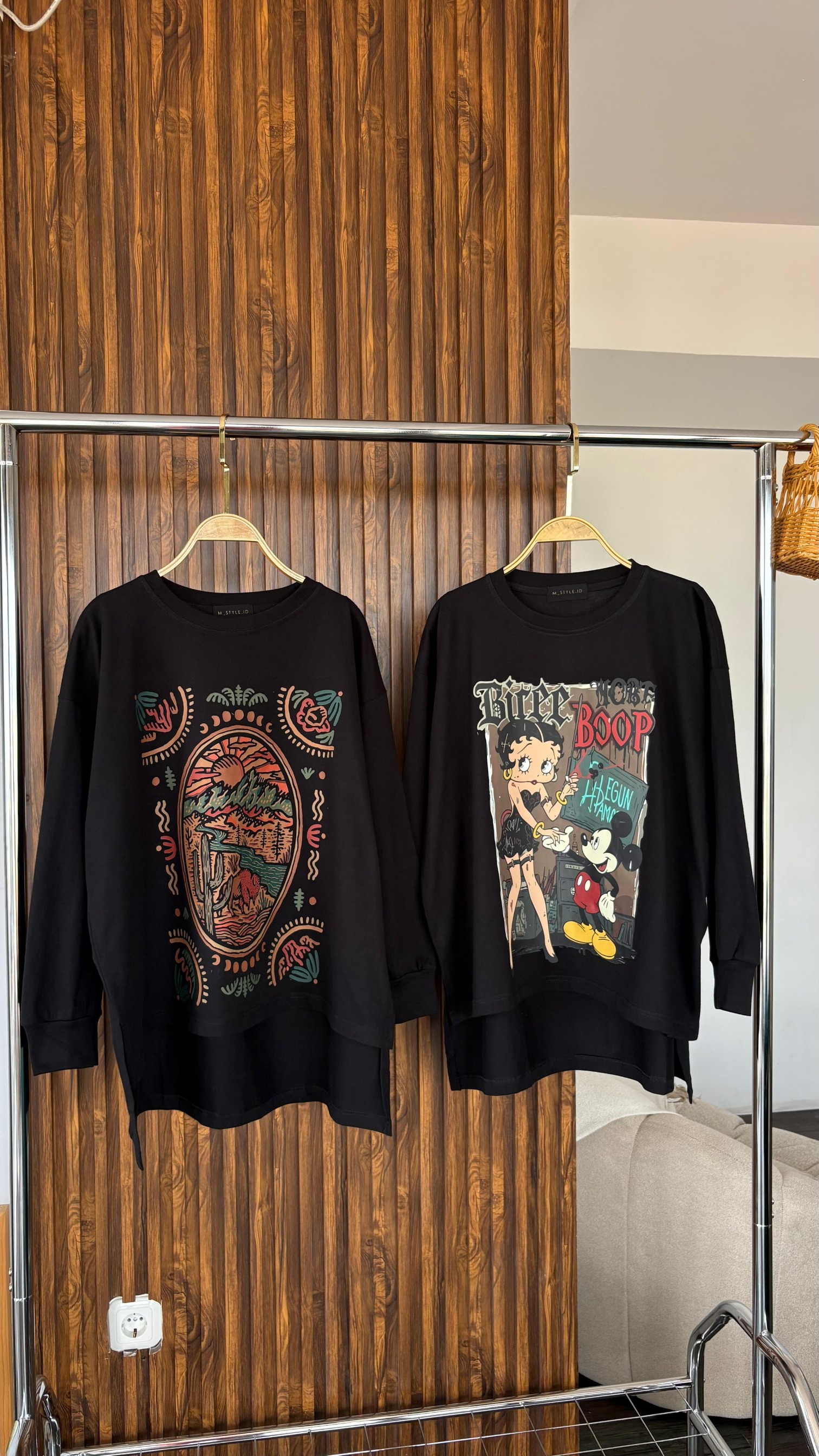 Tshirt LS New Black