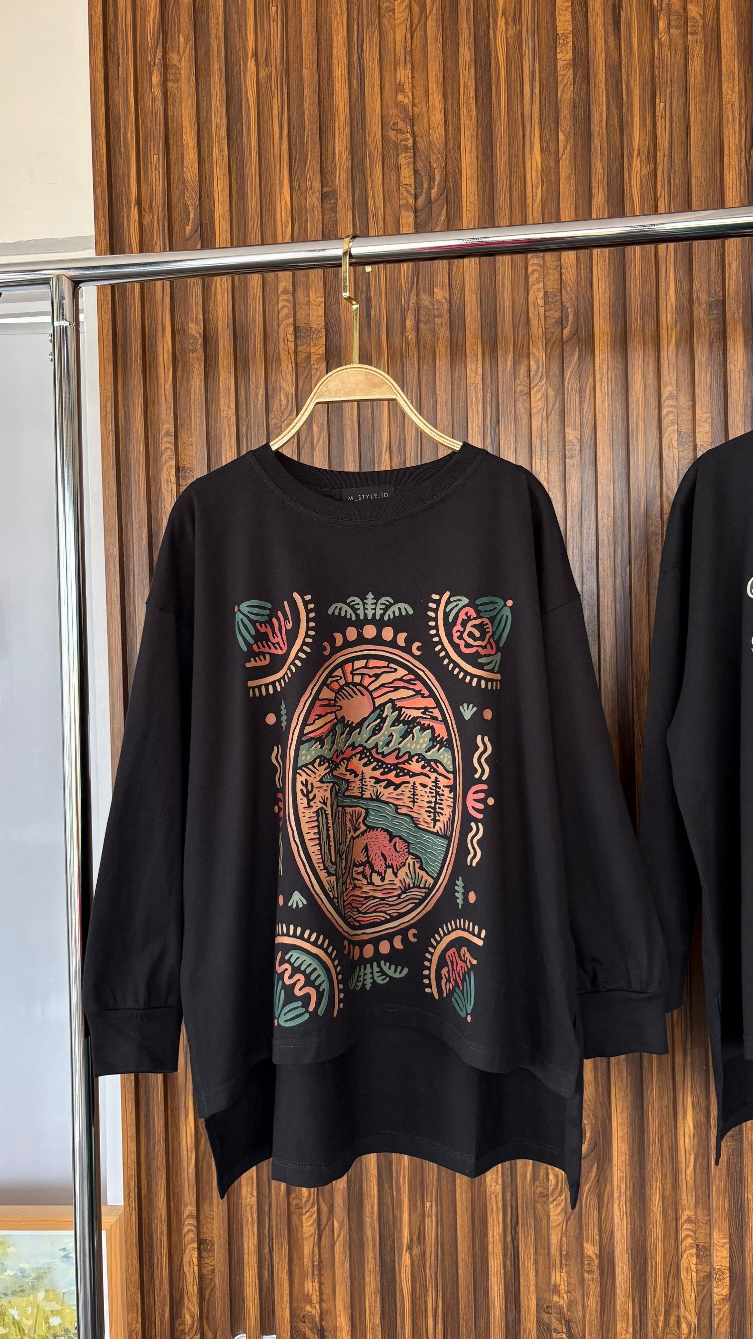 Tshirt LS New Black