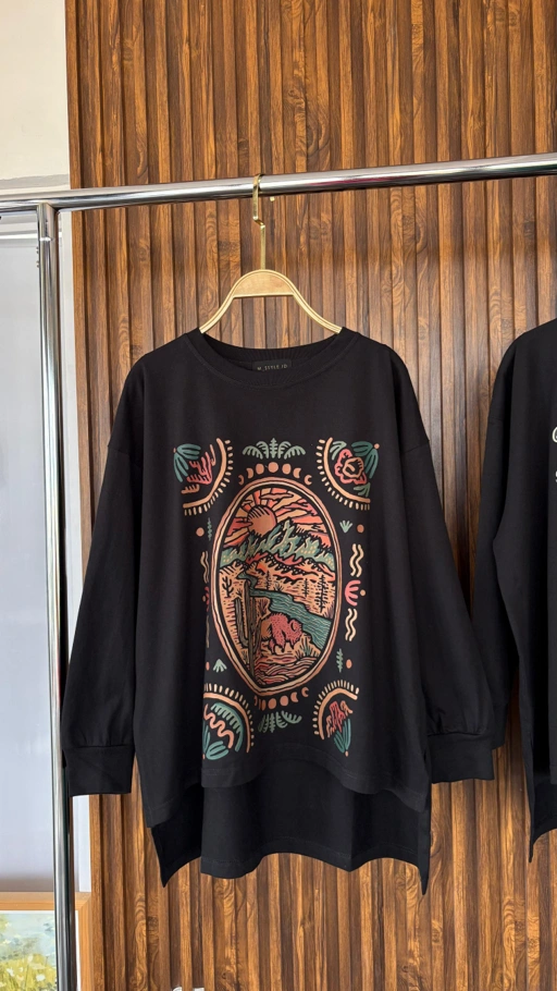 Image of Tshirt LS New Black