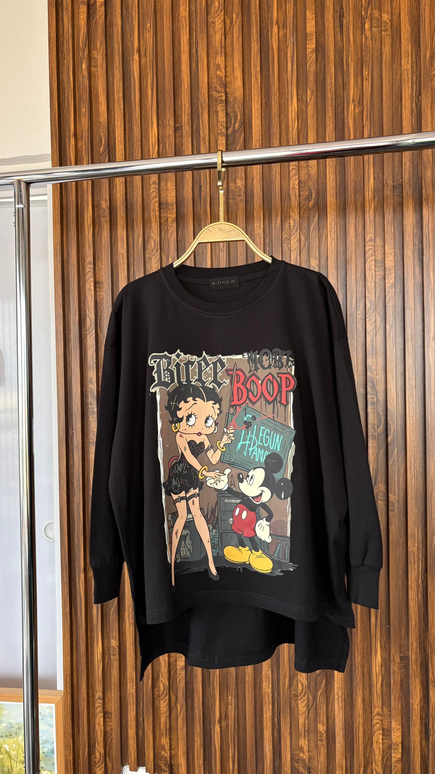 Tshirt LS New Black