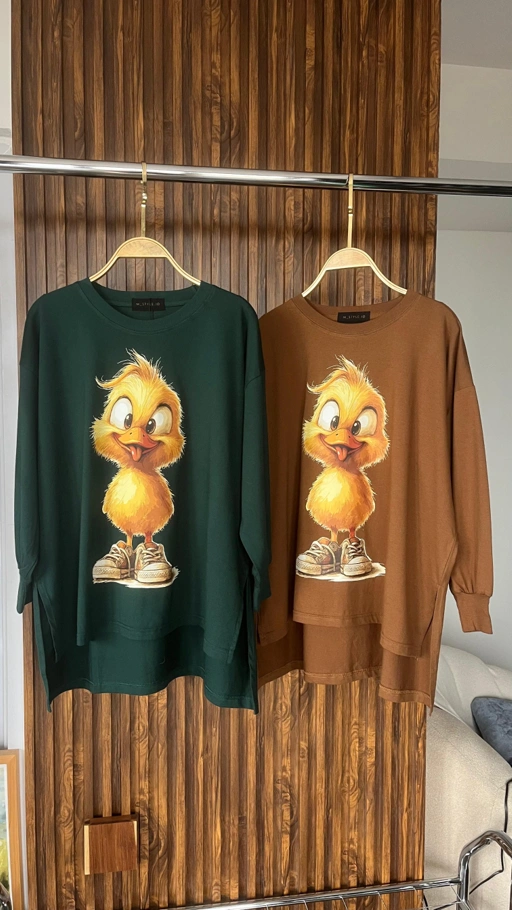 Image of Tshirt LS Fluffy Duck