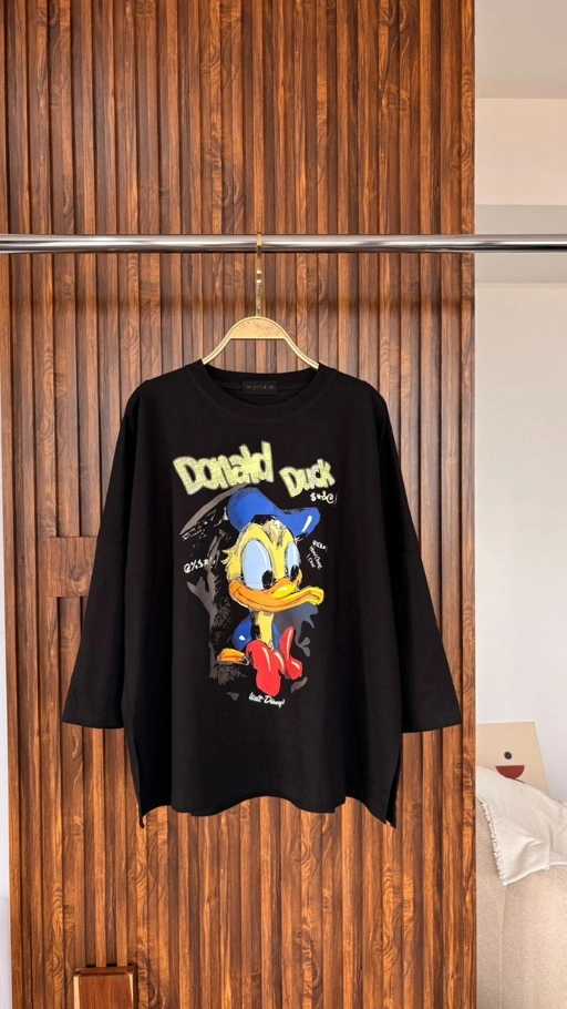 Image of Tshirt TB Black Donald Duck WD