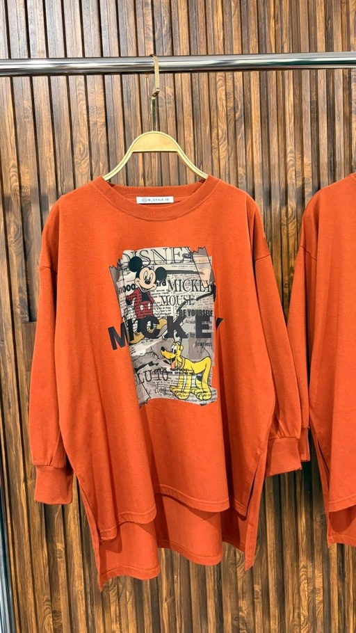 Image of Tshirt LS Terracotta New