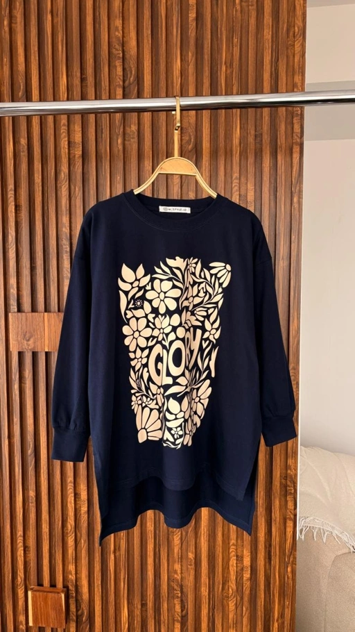 Image of Tshirt LS Navy Best