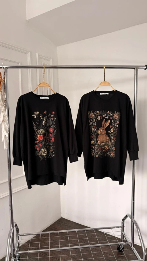 Image of Tshirt LS Black Nature