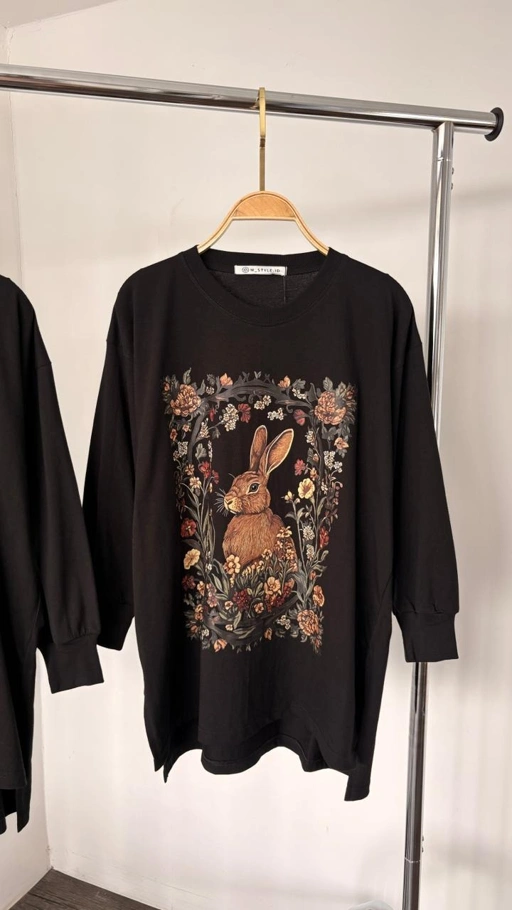 Image of Tshirt LS Black Nature