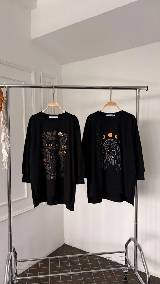 Image of Tshirt LS Black Night