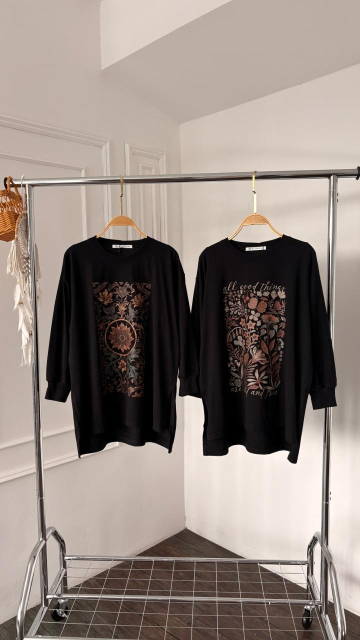 Tshirt LS Black Wild