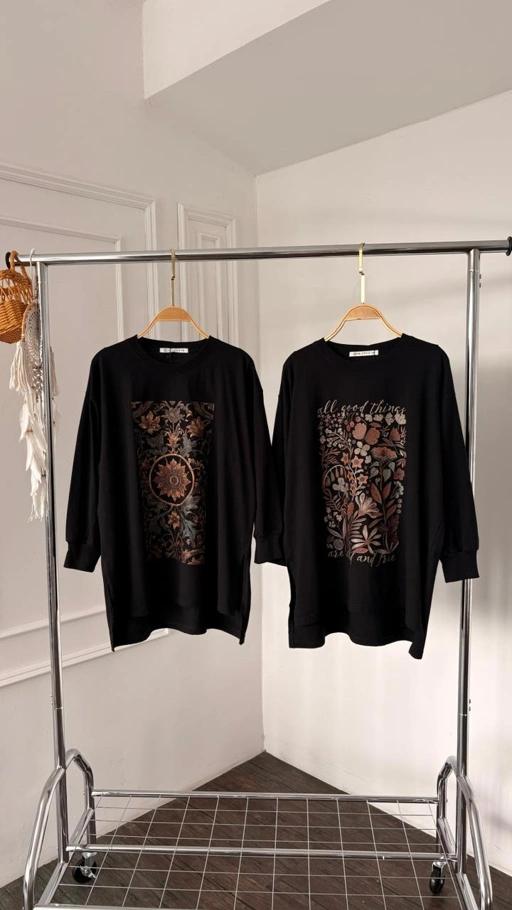 Image of Tshirt LS Black Wild