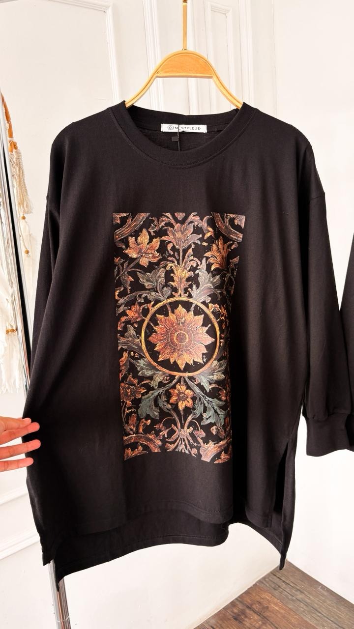Tshirt LS Black Wild
