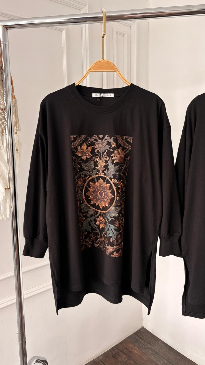 Tshirt LS Black Wild