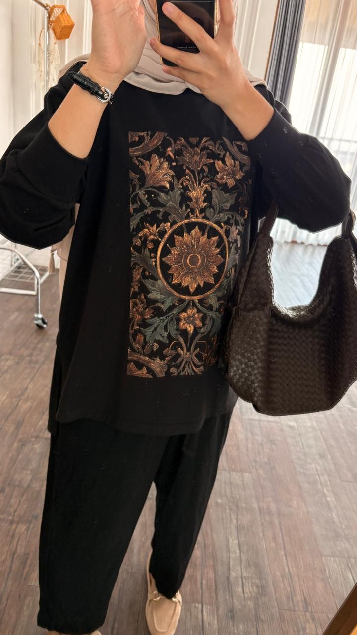 Tshirt LS Black Wild