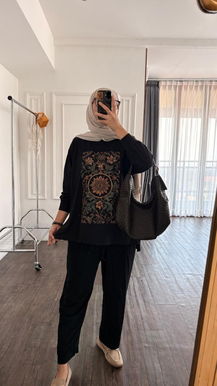 Tshirt LS Black Wild