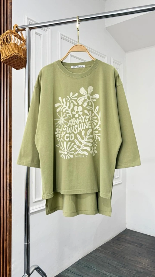 Image of Tshirt Tee Olive Sunshine