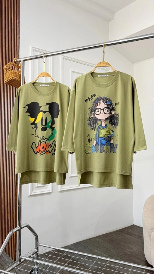 Image of Tshirt Tee Olive Char