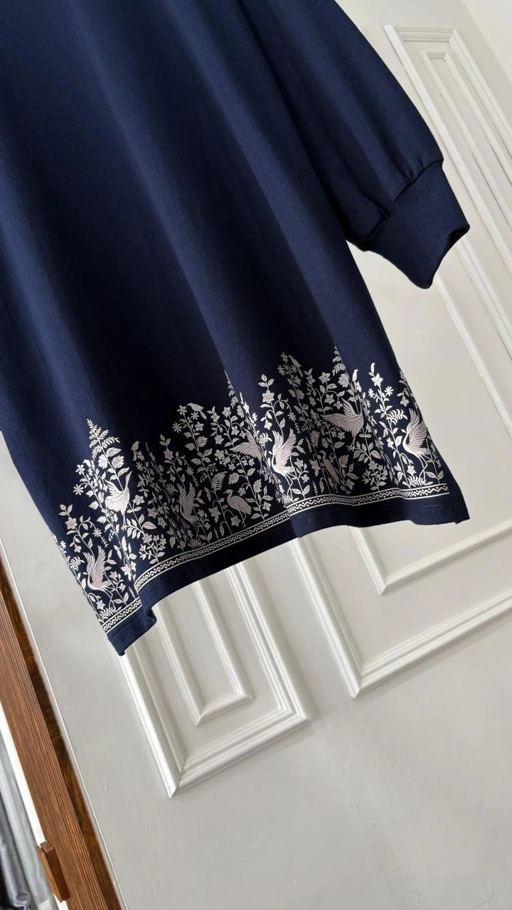 Image of Tshirt LS Navy Luckiest Girl