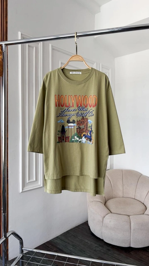 Image of Tshirt Tee Olive M Hollywood