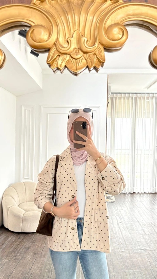 Image of Blazer Cordura Polka (Pilih Warna)