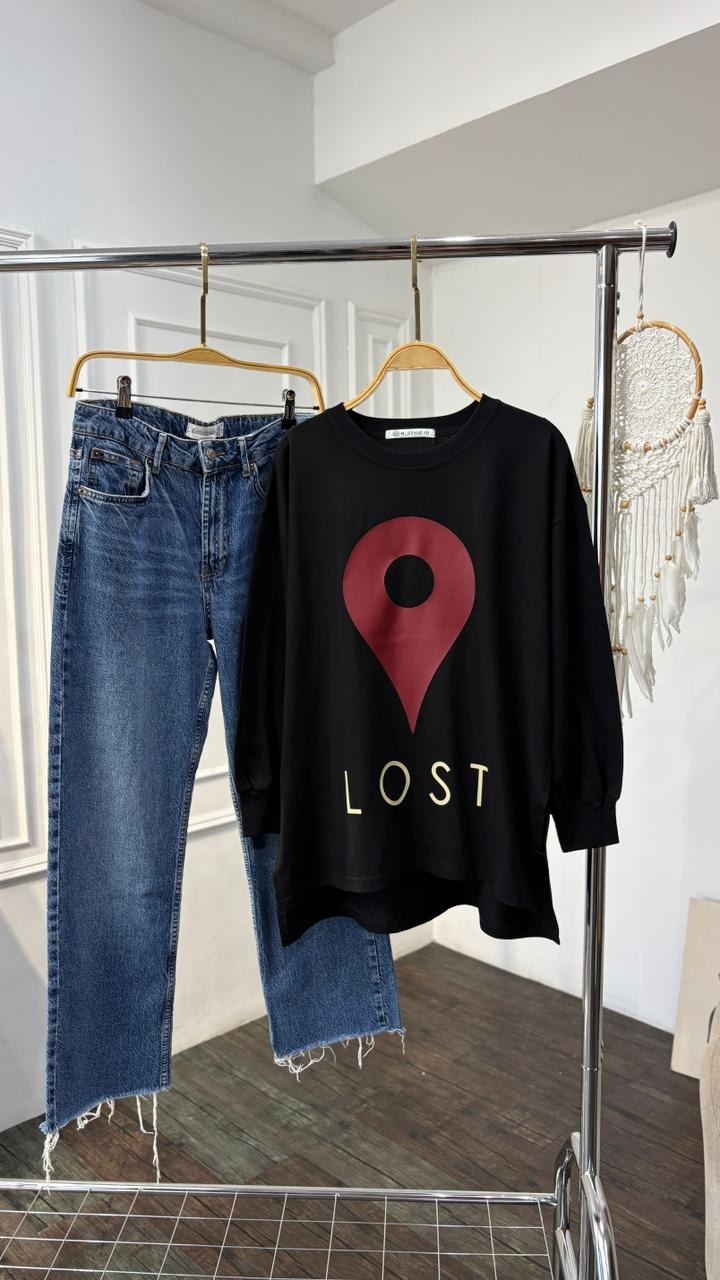Tshirt LS Black (Buka Untuk Melihat Motif Lain)