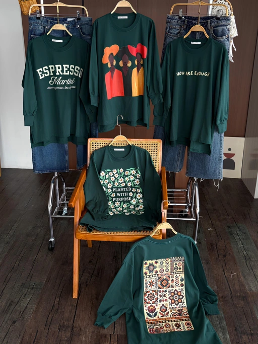 Tshirt LS Emerald
