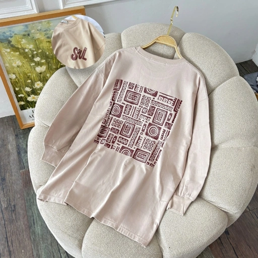Image of Tshirt LS Latte Soul